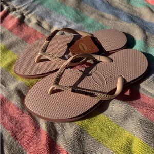 Havaianas Blush Pink Flip Flops